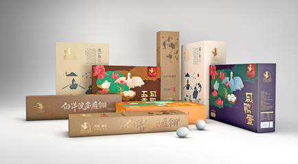 白洋淀烤鸭蛋包装设计 以‘蛋’为核，打造地域文化新名片